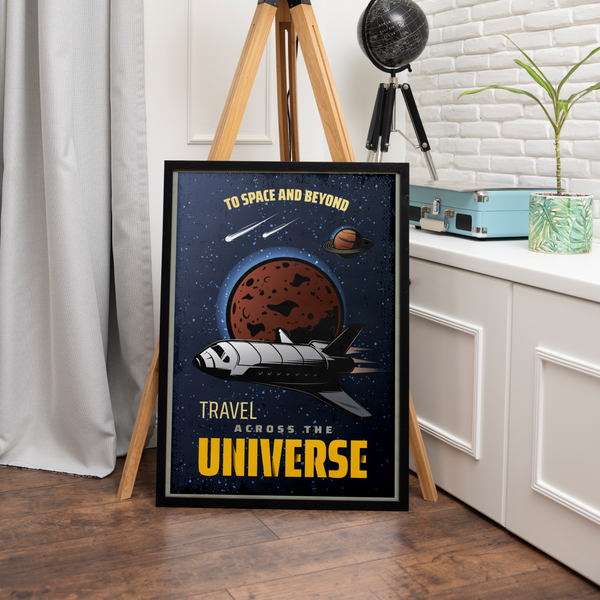 Travel across universe Wall Art