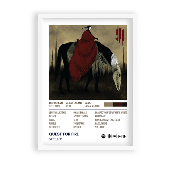 Quest for fire by Skrillex Album Poster