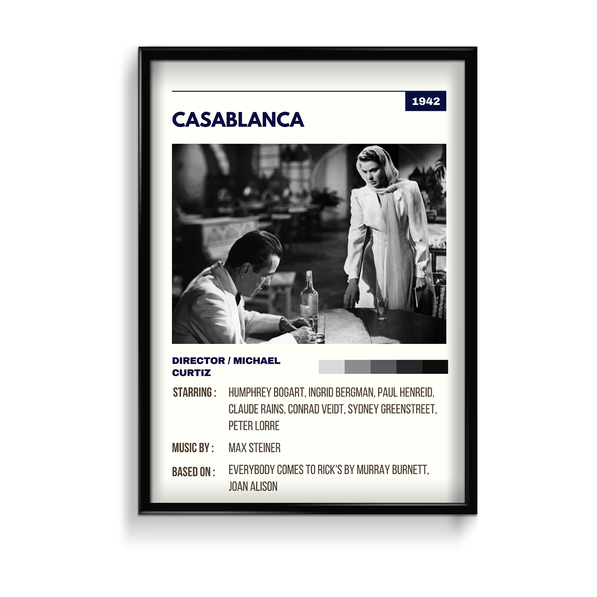 Casablanca Retro Wall Art