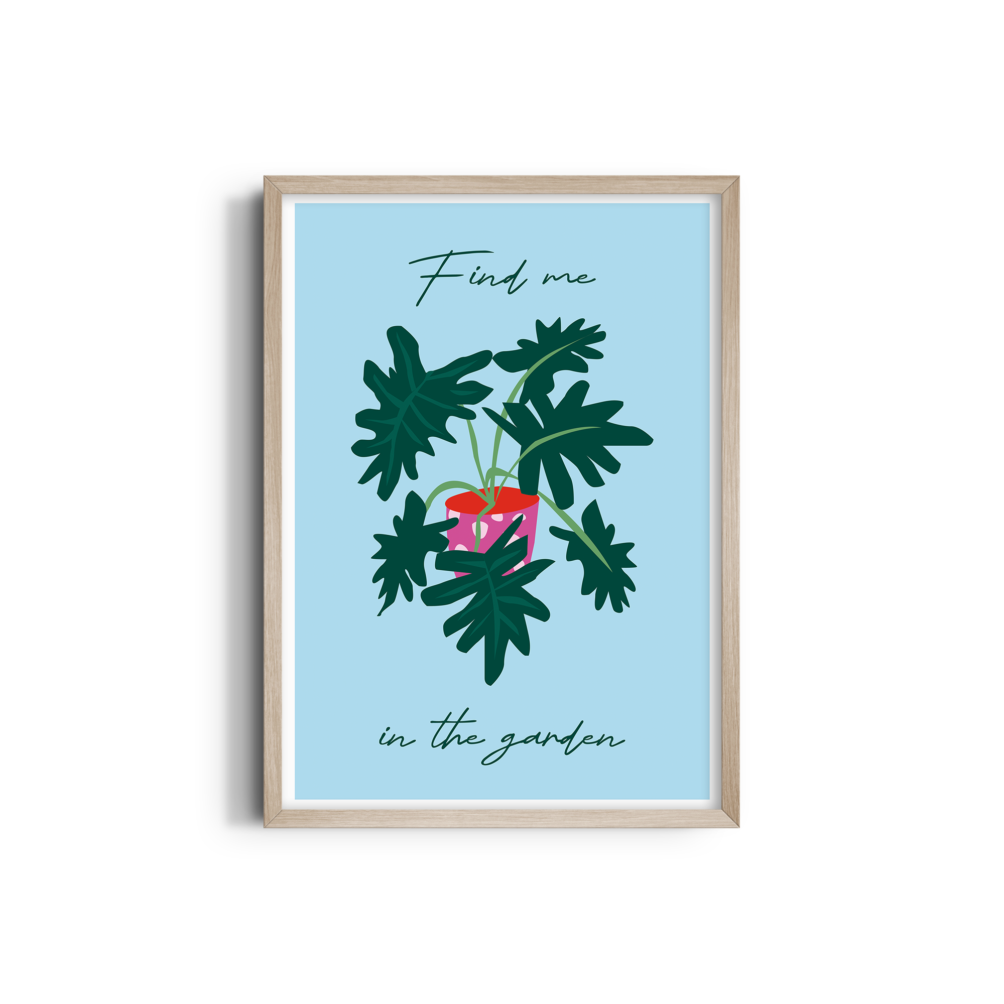 Find me in the Garden Artistic Wall Art