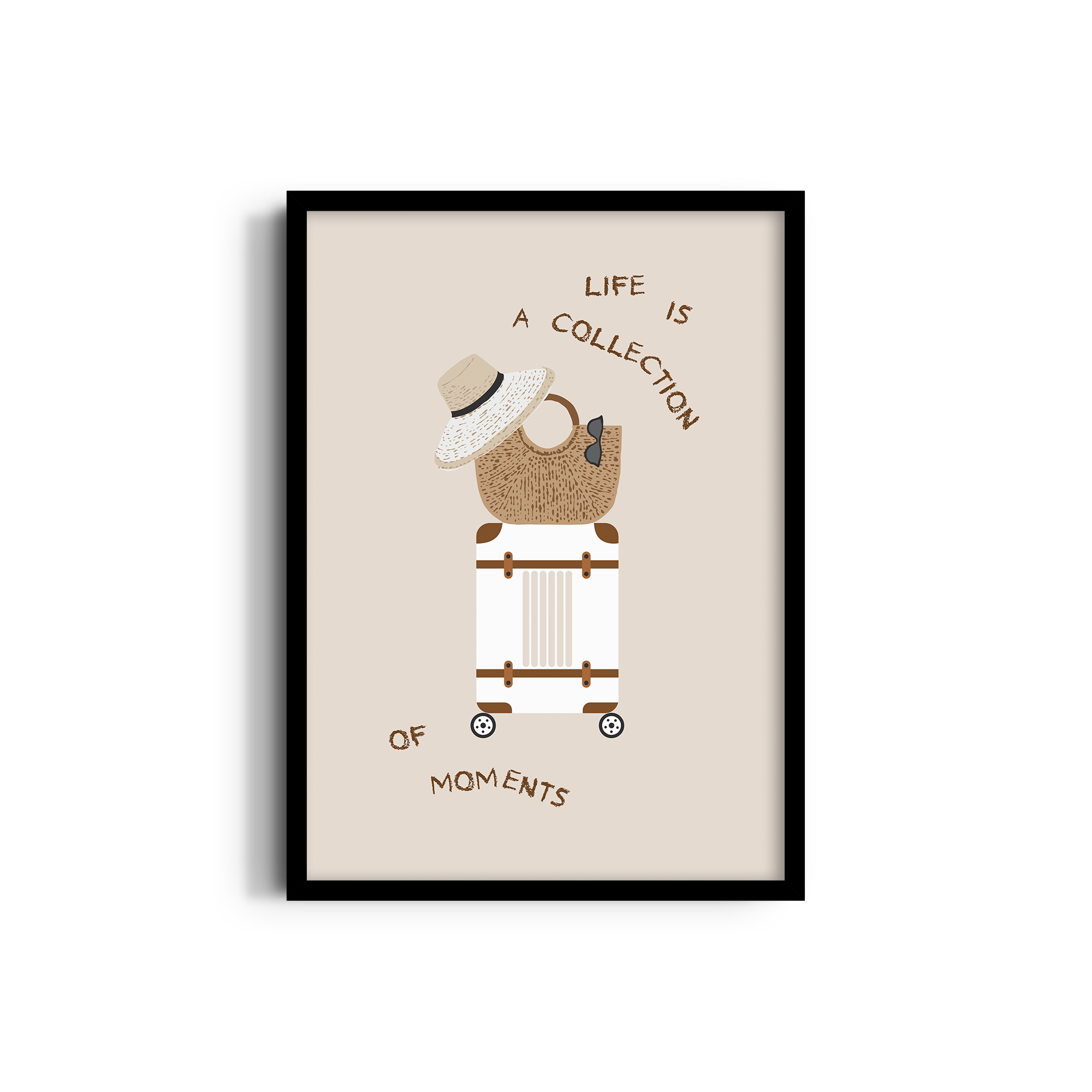 Life is a Collection of Moments Journey Wall Art