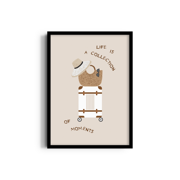 Life is a Collection of Moments Journey Wall Art