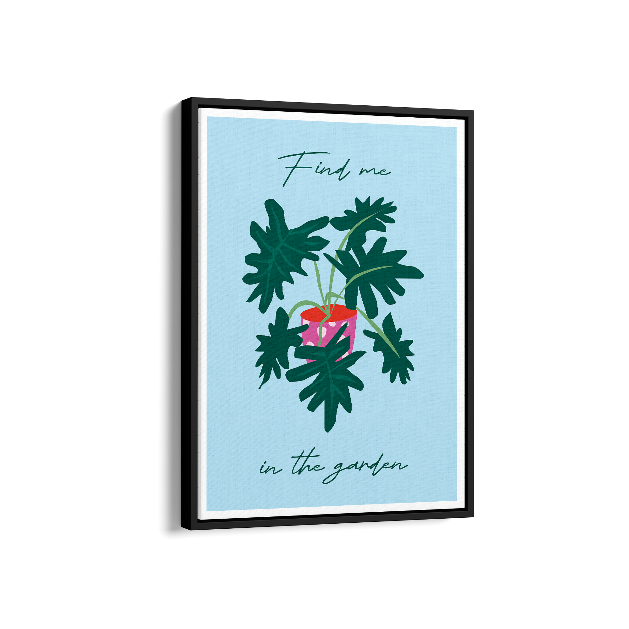 Find me in the Garden Artistic Wall Art