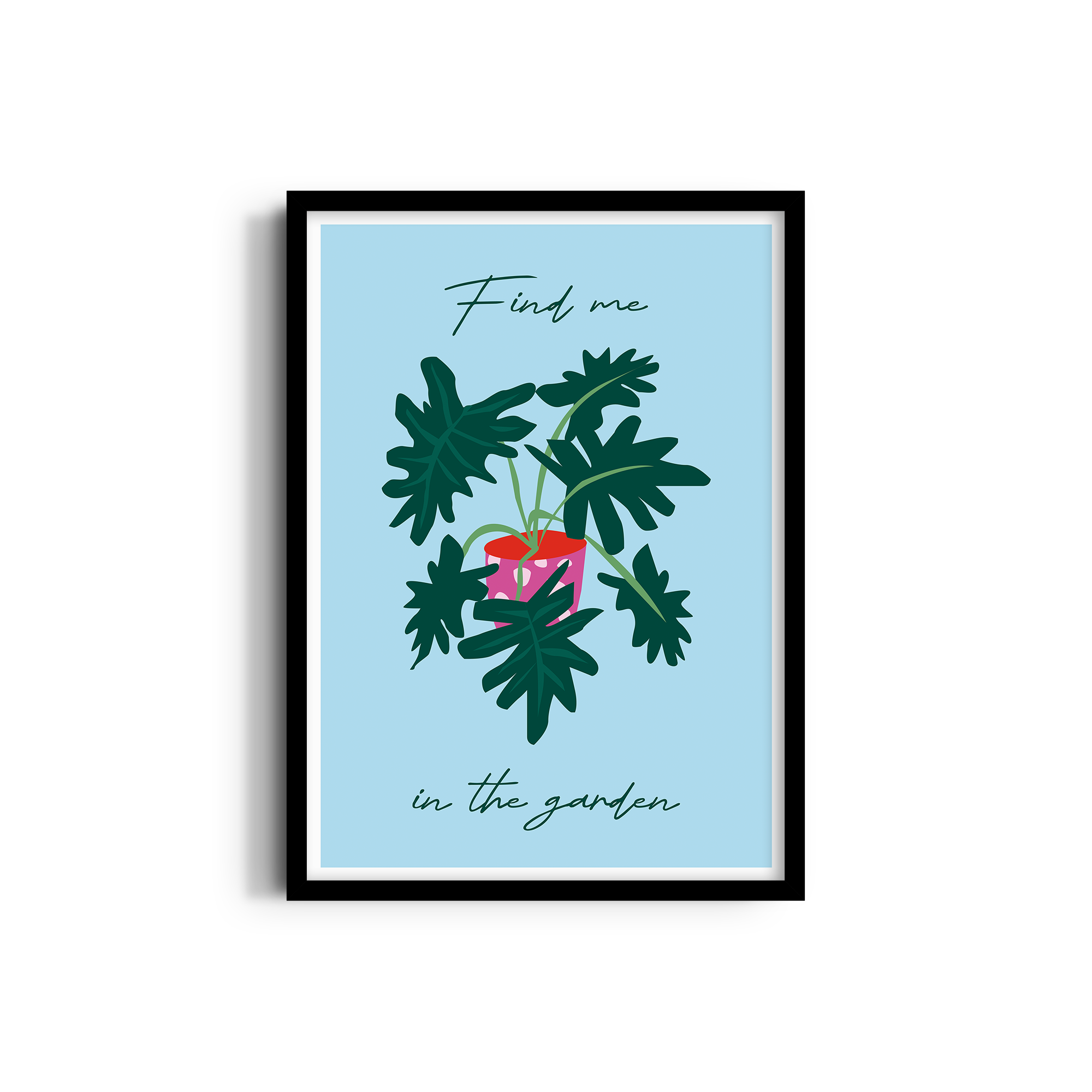 Find me in the Garden Artistic Wall Art