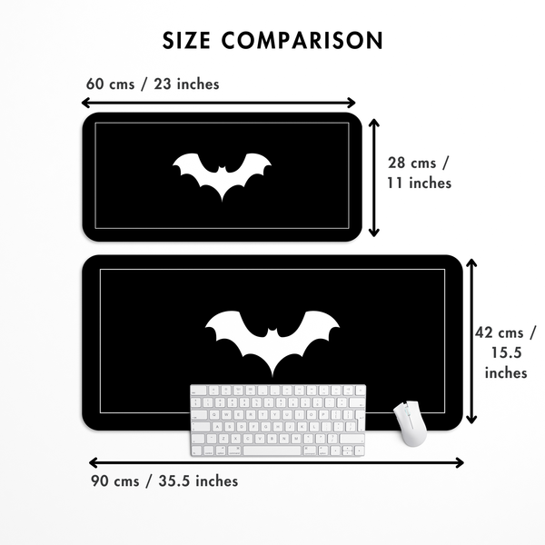 Bat Symbol Desk Mat | Desk Pad | Mouse Pad