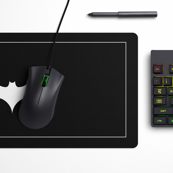 Bat Symbol Desk Mat | Desk Pad | Mouse Pad