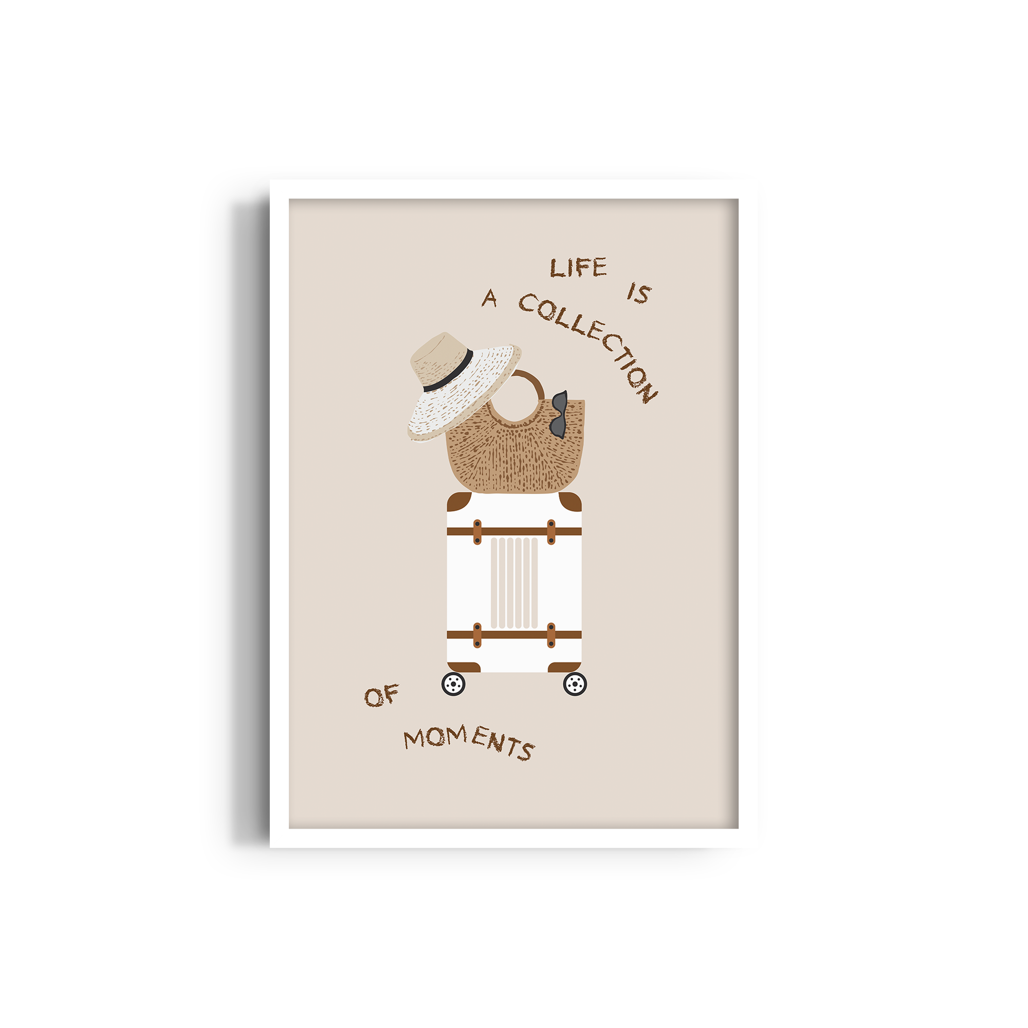 Life is a Collection of Moments Journey Wall Art