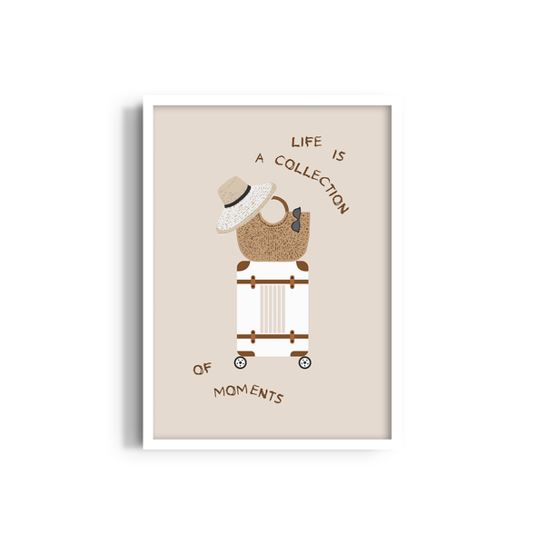 Life is a Collection of Moments Journey Wall Art