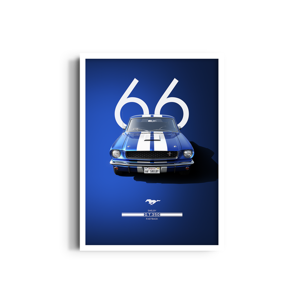 Shelby G.T. 350 Fastback Wall Art