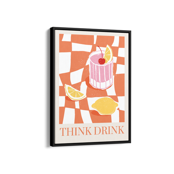 Think Drink Food Wall Art
