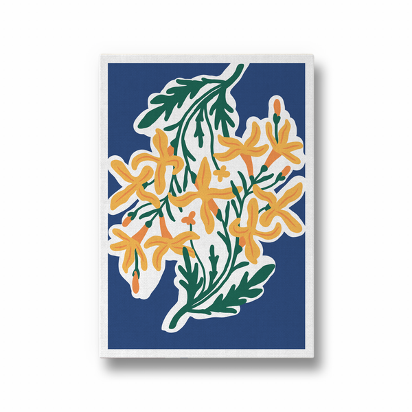 Sunny Blooms Botanical Aesthetic Wall Art