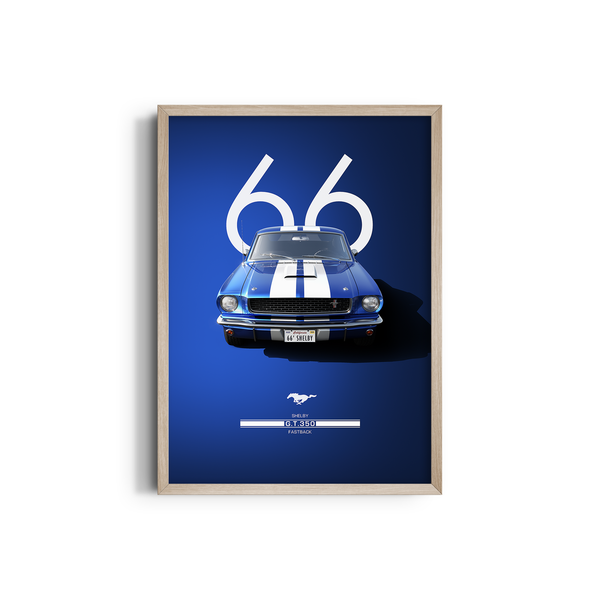 Shelby G.T. 350 Fastback Wall Art