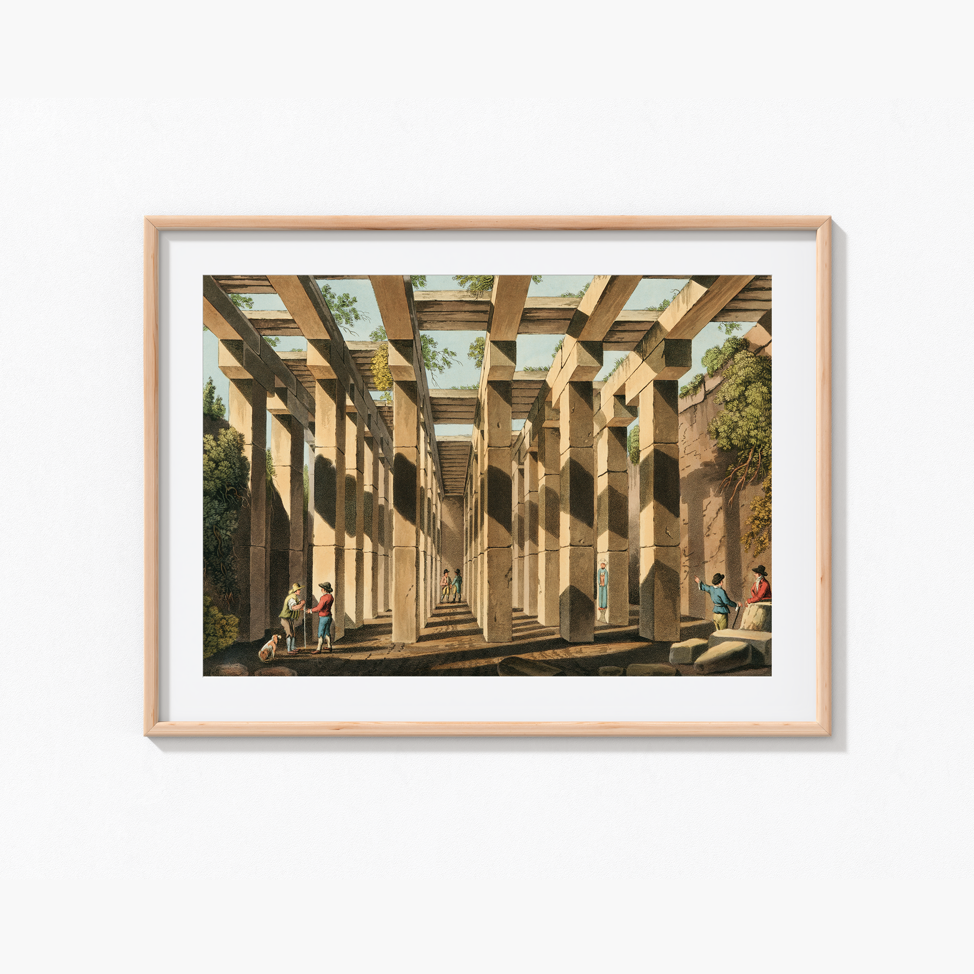 Ancient Cistern in Val di Noto from Views in the Ottoman Dominions Hunter Wall Art