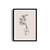 Beige Floral Line Dancing Wall Art