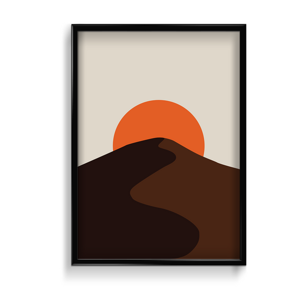 Sniveling Dust Landscape Modern Wall Art