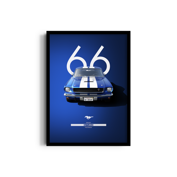 Shelby G.T. 350 Fastback Wall Art