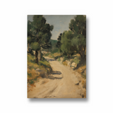 Woodland Serenity: Canopy Veil and Tranquil Passage Wall Art