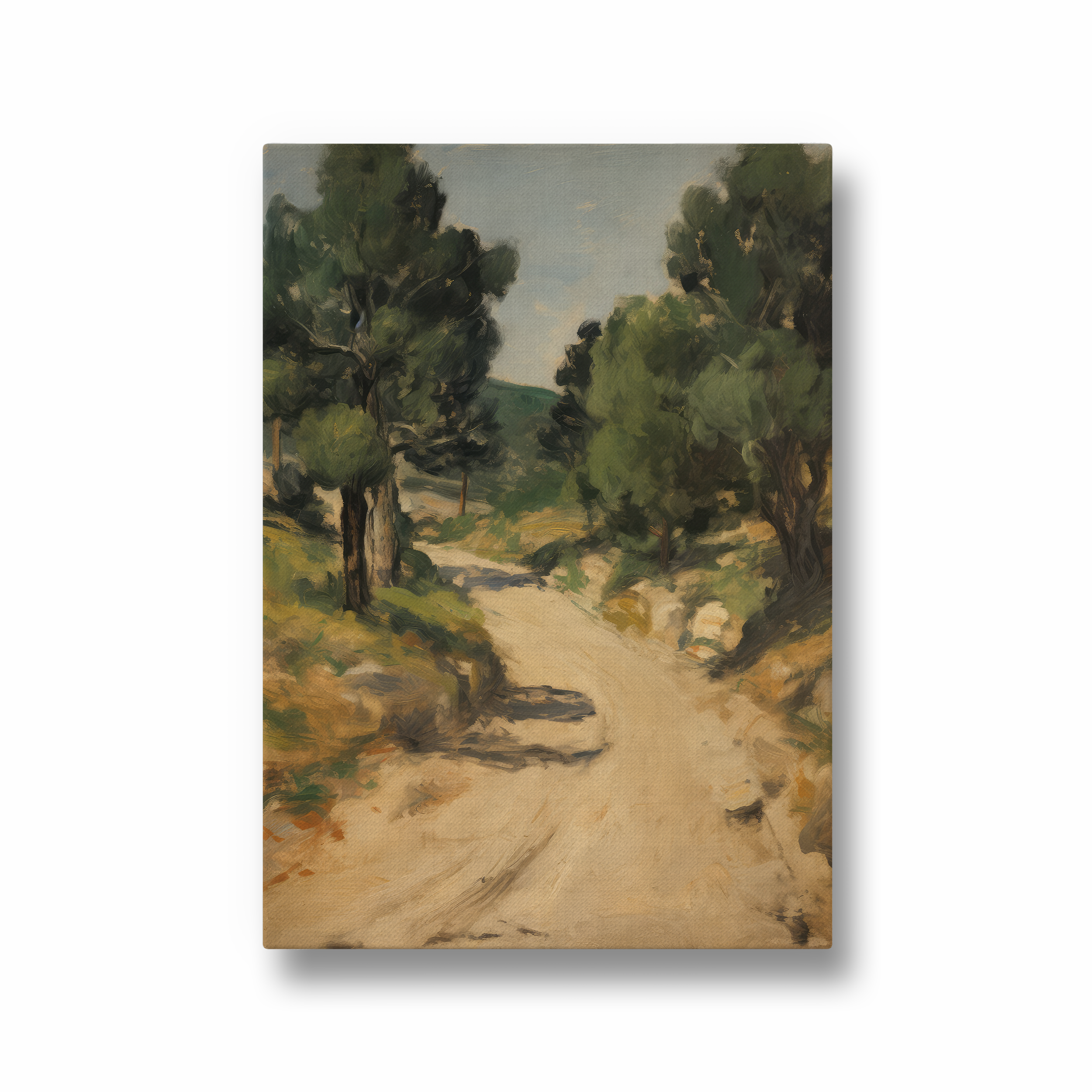 Woodland Serenity: Canopy Veil and Tranquil Passage Wall Art