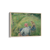 Young Peasant Girls Resting in the Fields near Pontoise (1882) by Camille Pissarro