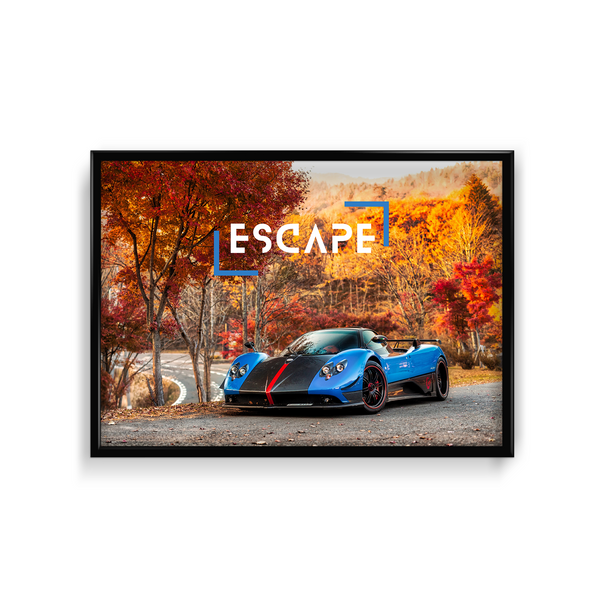 Escape - Pagani Zonda Wall Art