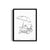 Beach Holiday Modern Line Wall Art