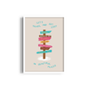 Let's Travel and Get Lost Journey Wall Art