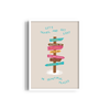 Let's Travel and Get Lost Journey Wall Art