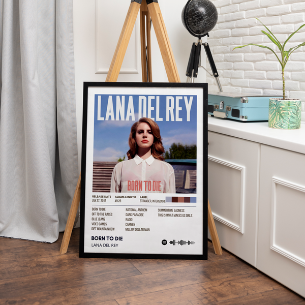 Born to die by Lana Del Rey Album Poster