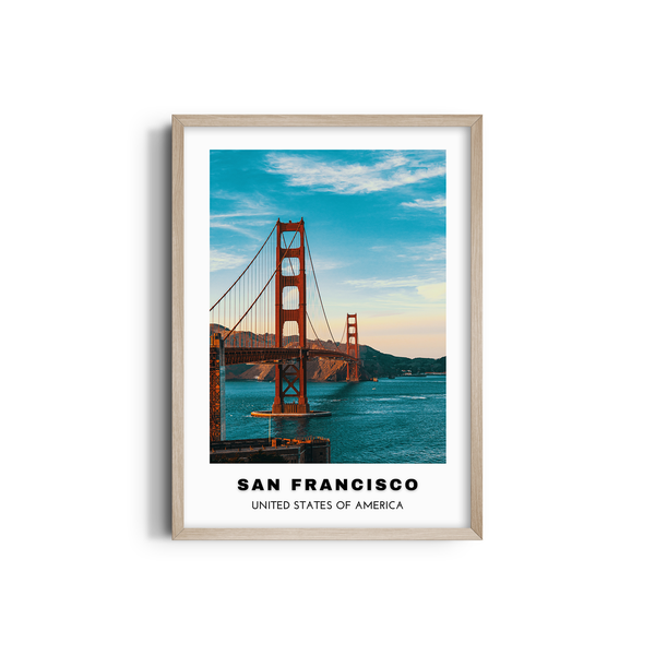 San Francisco City Art (Colored Style 2)