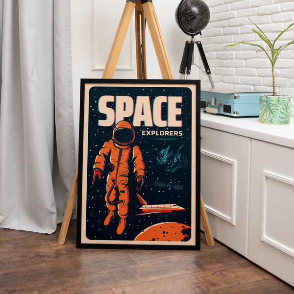 Space Explorers Wall Art
