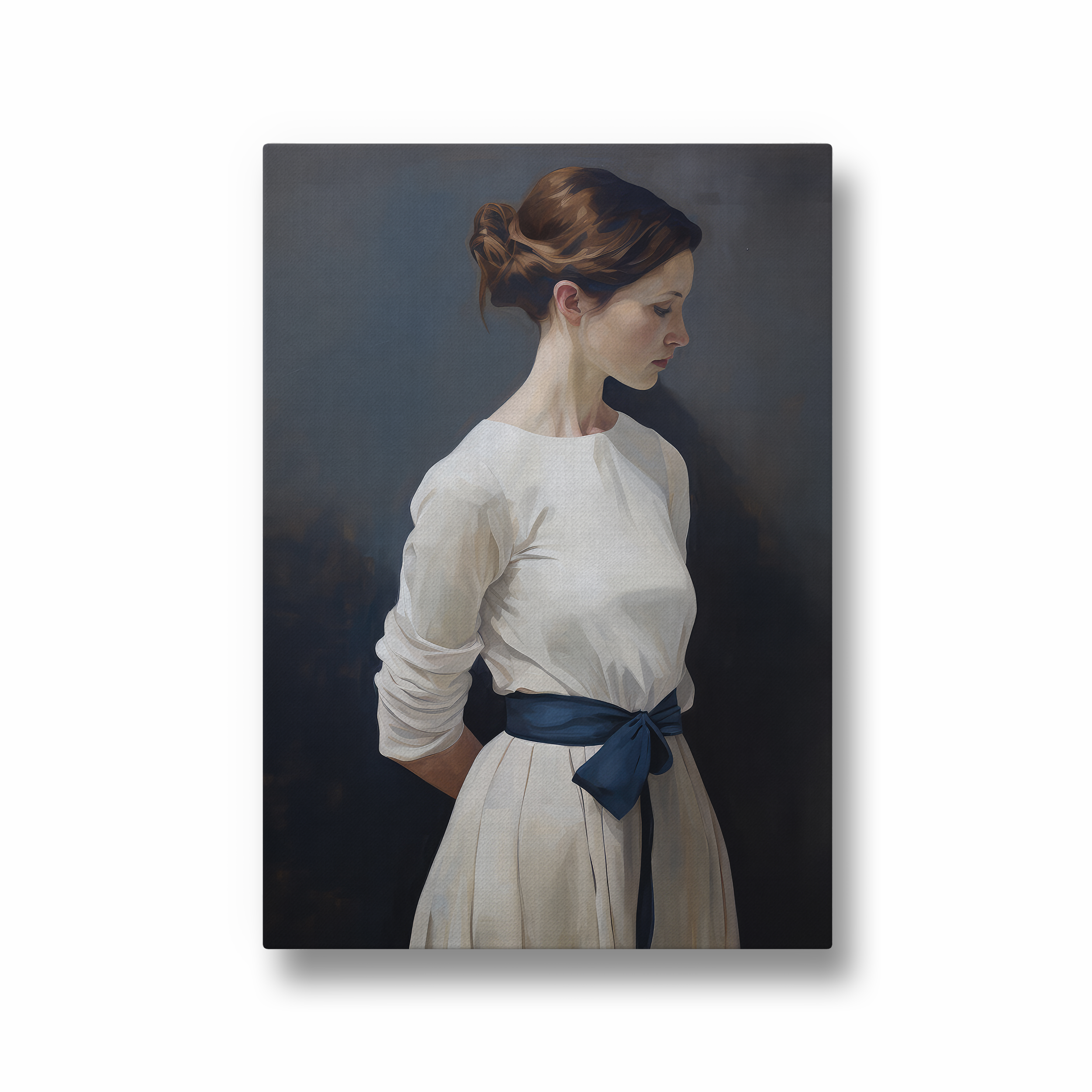 A Glimpse of Elegance and Tranquil Reflection Wall Art
