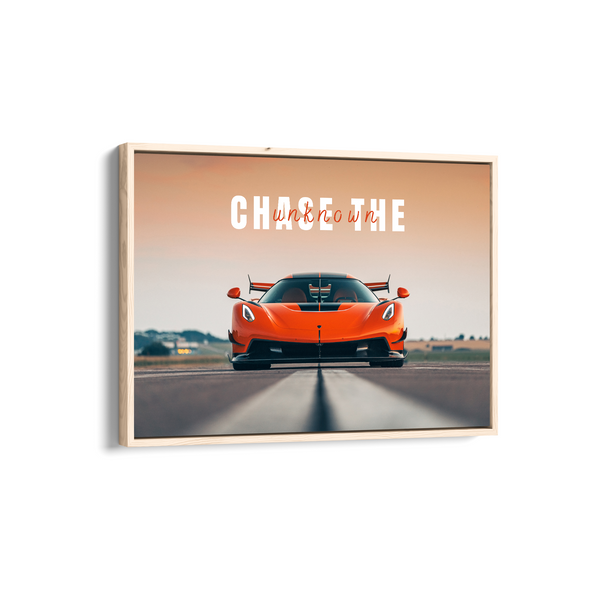 Chase the unknown - Koenigsegg Jesko Wall Art