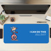Cute Little Cap America Desk Mat | Desk Pad | Mouse Pad