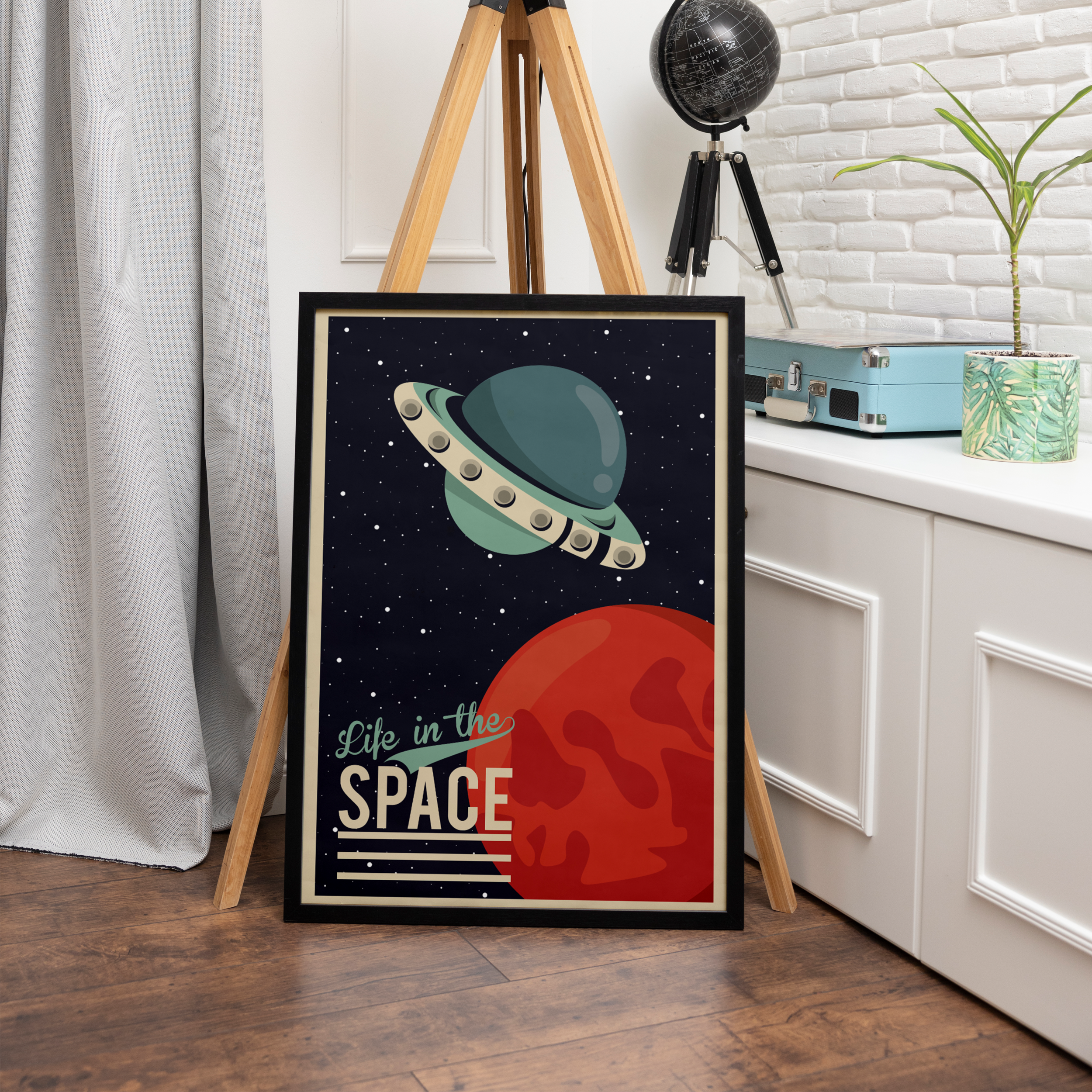 Life in Space Wall Art
