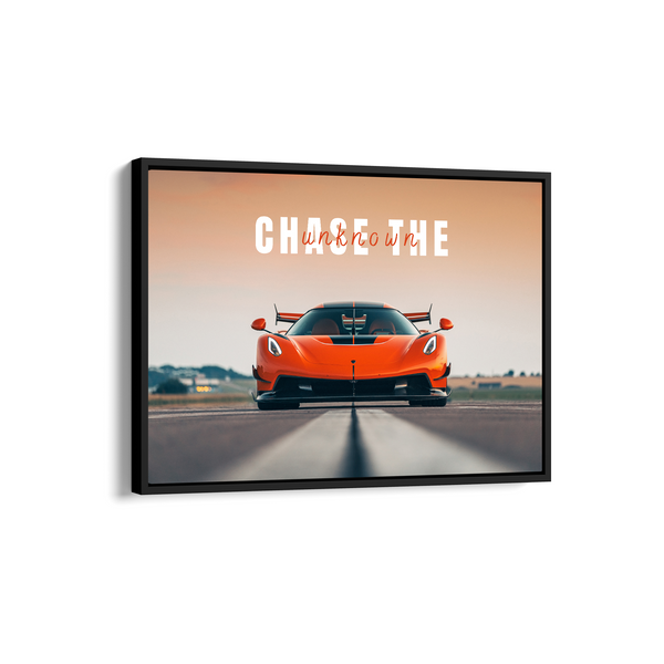Chase the unknown - Koenigsegg Jesko Wall Art