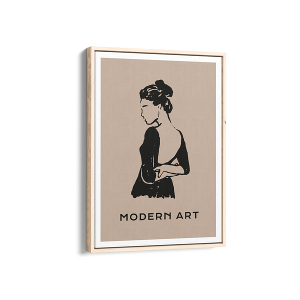 Modern Women Dancing Wall Art