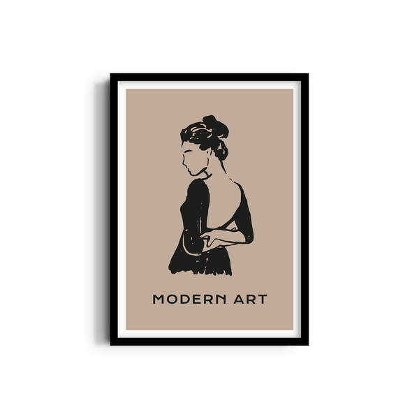 Modern Women Dancing Wall Art
