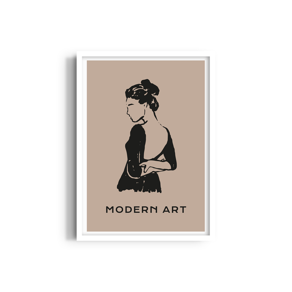 Modern Women Dancing Wall Art