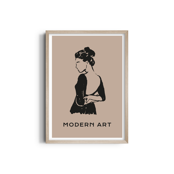 Modern Women Dancing Wall Art