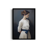 A Glimpse of Elegance and Tranquil Reflection Wall Art