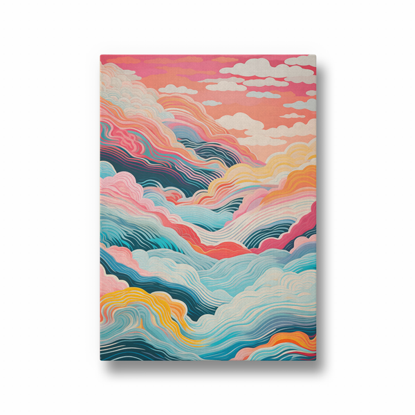 Dynamic Burst Abstract Modern Wall Art