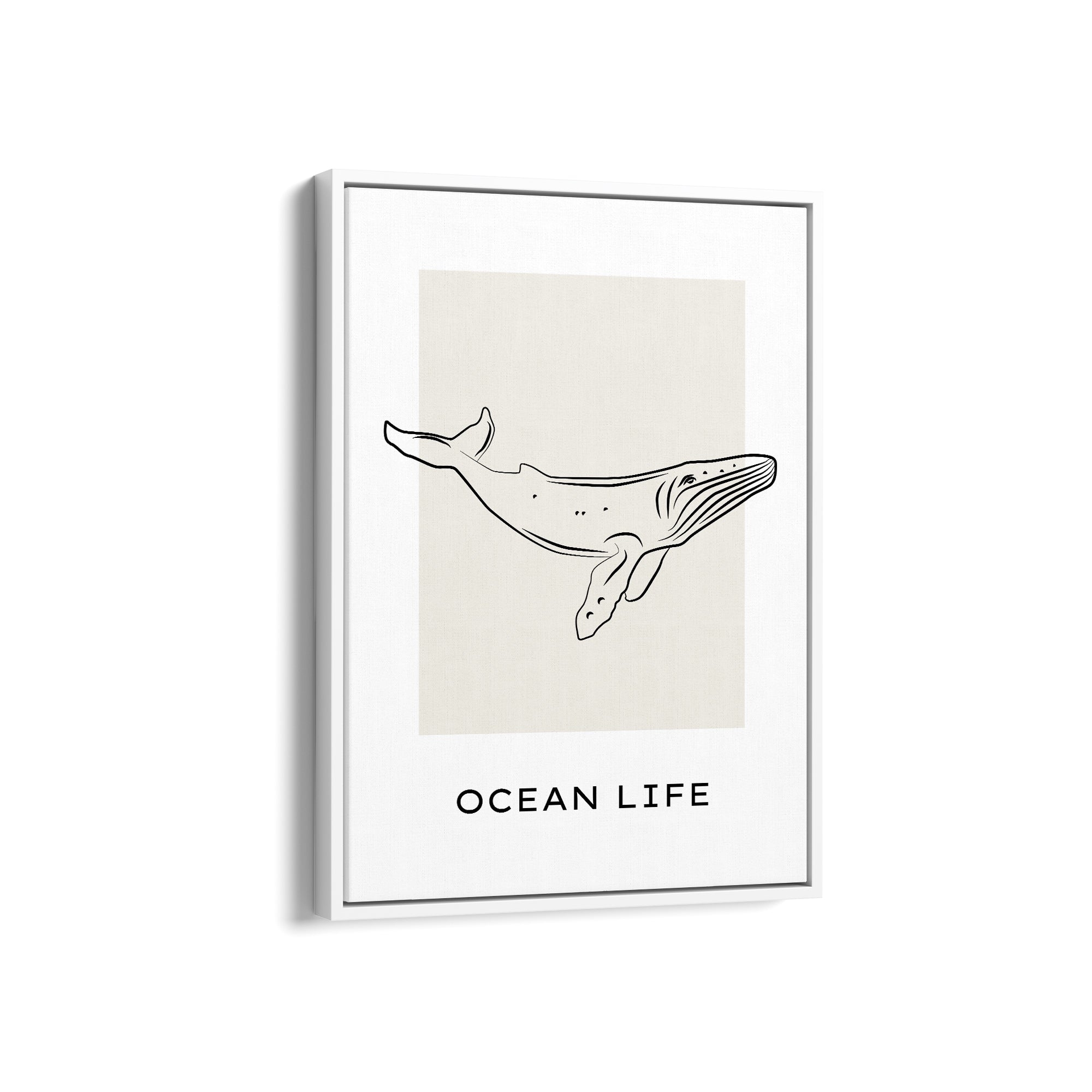 Ocean Life Modern Line Wall Art