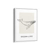 Ocean Life Modern Line Wall Art