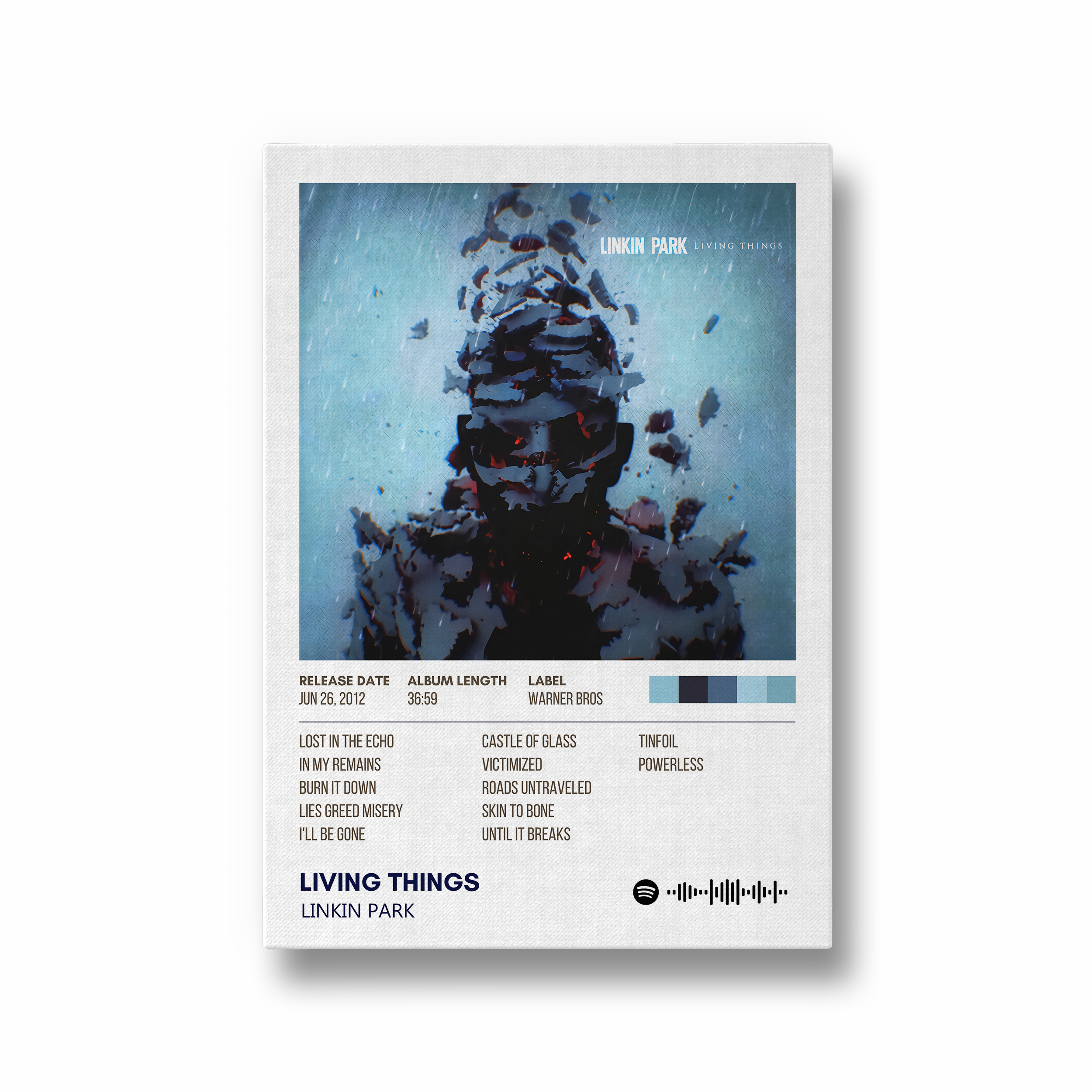 Living Things by Linkin Park Album Poster