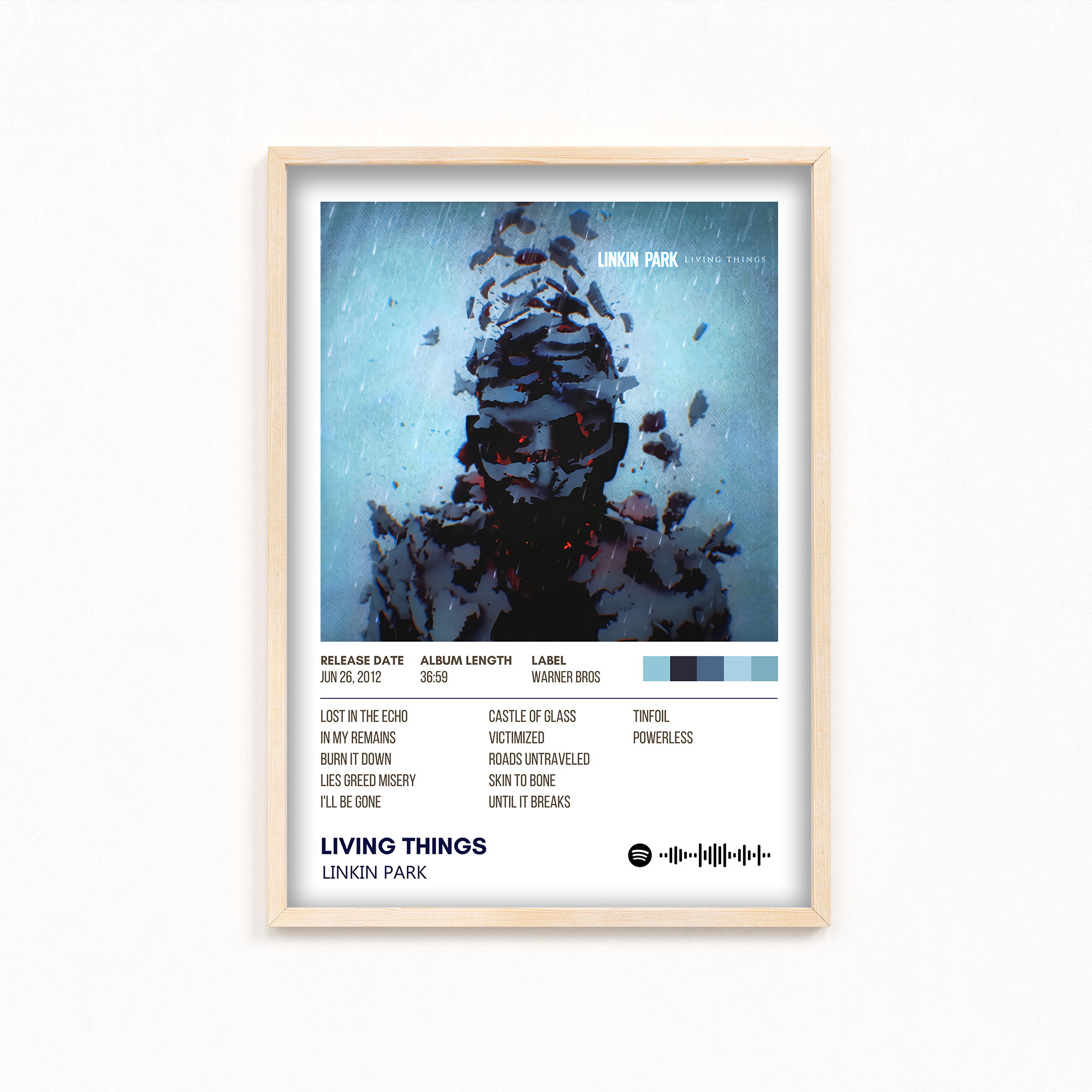 Living Things by Linkin Park Album Poster