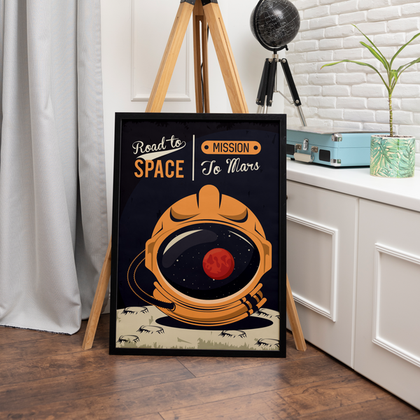 Space Suit Head Gear Wall Art