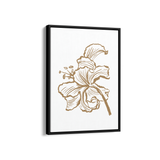 Hibiscus Dancing Wall Art