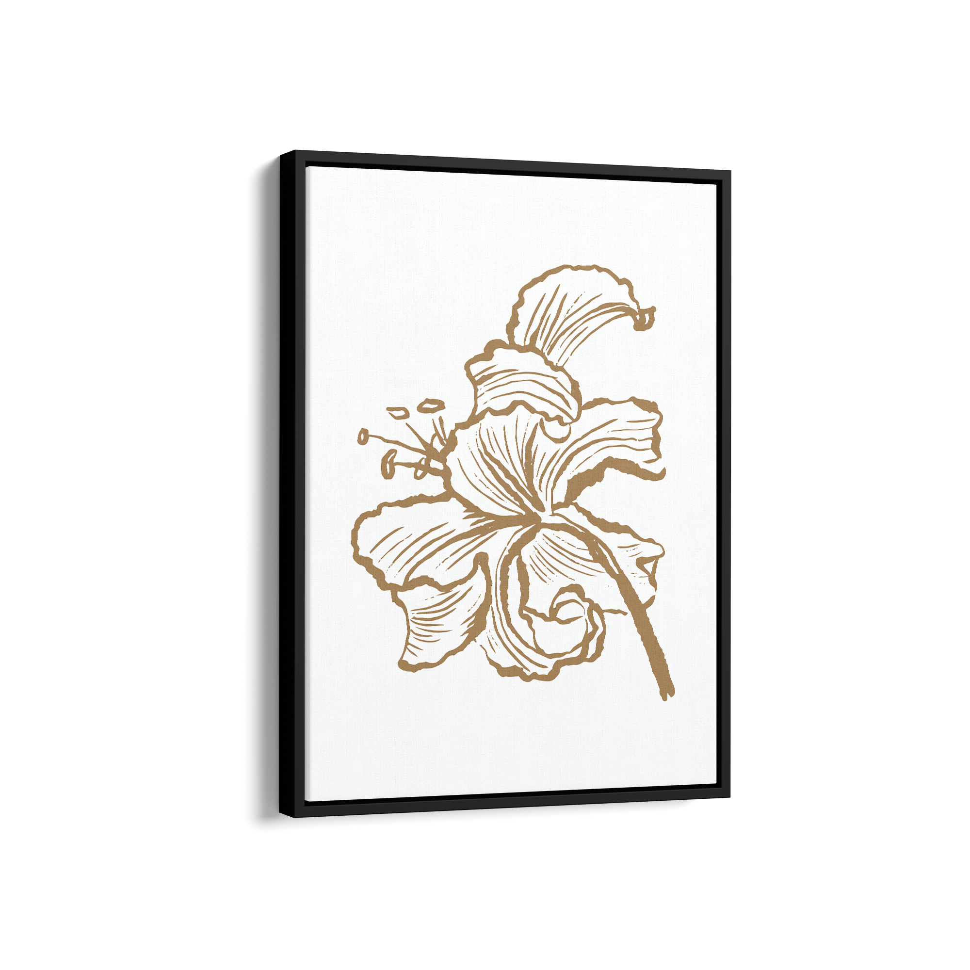Hibiscus Dancing Wall Art