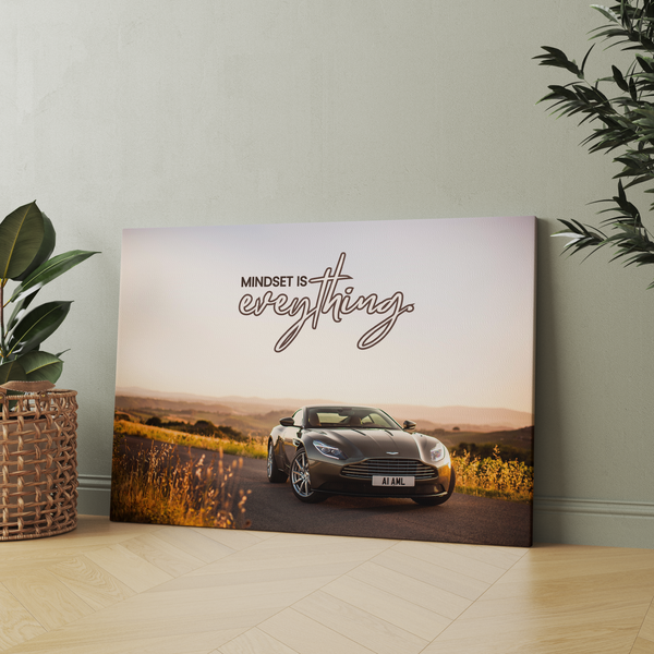 Mindset is everything - Aston Martin DB11 Wall Art