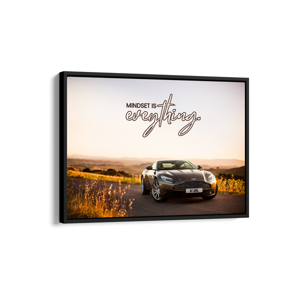 Mindset is everything - Aston Martin DB11 Wall Art